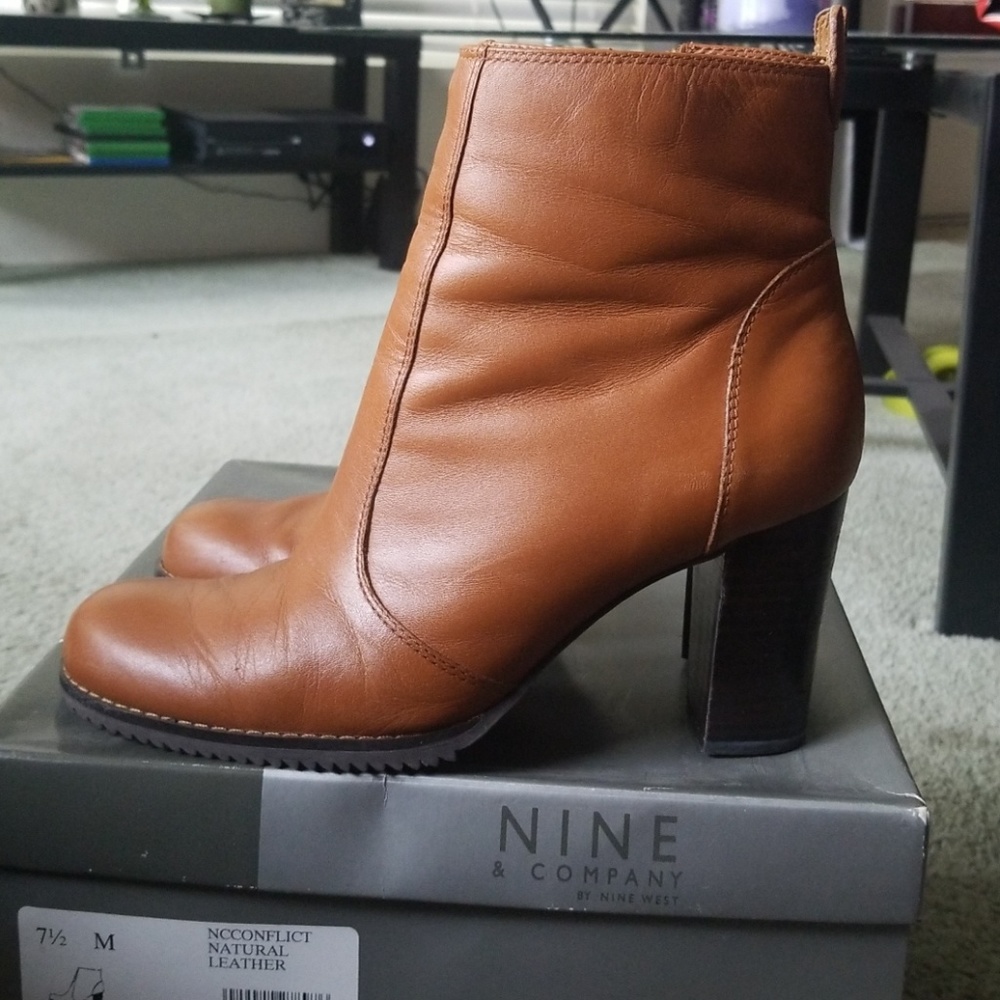 Nine & Co by Nine West leather bootie